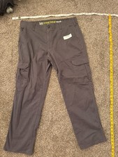 Lee Extreme Comfort MVP Men's 34x30 Gray Cargo Pants Straight Fit picture