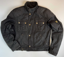 Belstaff North Circular Road Wax Cotton Motorcycle Jacket Biker Size M Italy picture