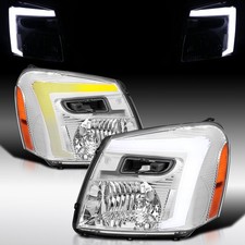 Fit 2005-2009 Chevy Equinox Headlights Lamps LED Sequential Signal Left+Right picture