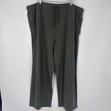 SKIMS Lounge Pants Mens 3X Gray Cotton Blend Drawstring Relaxed Sleepwear Casual picture