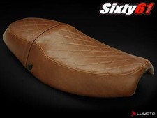 Triumph Thruxton Seat Cover 2004-2011 2012 2013 2014 2015 Luimoto Brown Vintage picture