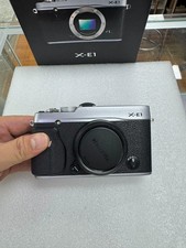 Fujifilm X-E1 Mirrorless Camera 16.3MP Silver Digital Camera Only Body 90% New picture