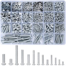 1080 Pcs Screws Bolts and Nuts Assortment Kit, Metric Machine Screws and Nuts an picture