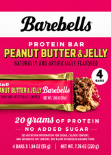 (2 Packs) Barebells Protein Bars with 20g High Protein, Peanut Butter & Jelly picture