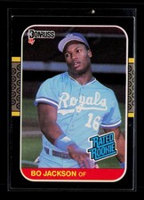 1987 Donruss #35 Bo Jackson BASEBALL Kansas City Royals picture