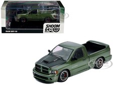2003 DODGE RAM SRT-10 PICKUP GREEN 1/64 DIECAST MODEL BY SHOOM64 SHOOM-103-017 picture