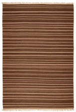 Vintage Hand Woven Area Rug 5'5