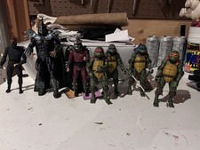 NECA Ninja Turtles 1990 & Secret Of The Ooze Figure LOT 7 Figure Lot. picture