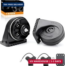 FARBIN Car Horn for Toyota Lexus Subaru, Loud Dual Tone Horn, Waterproof picture