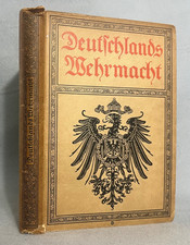 Antique WWI German Book Germany’s Army Deutschlands Wehrmacht World War I 1913 picture