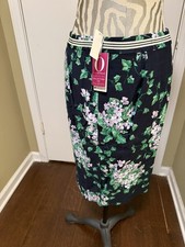 Talbots Oprah Magazine Collection Floral Pencil Skirt Size 10 NWT picture