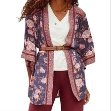 Matilda Jane Olivia Kimono Size M/L Floral Print picture