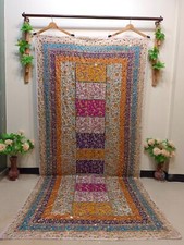 Unique Stylish party wear/Wedding Trending Pakistani Pure silk Mirror work Heavy picture