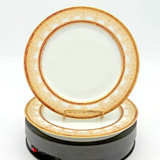 Antique Limoges GDA France Gold Accented Decorative Plates - 8.75