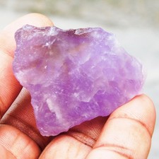 Large Amethyst Rough 270.20Cts Natural Brazilian Purple Amethyst Stone Certified picture