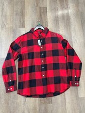 OVO Buffalo Plaid Flannel Shirt Red - Size XL picture