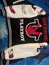 playboy x true religion varsity jacket picture