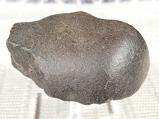 wOw Larger Stony METEORITE with DARK Silky Fusion Crust FELL in Libya 219gr picture