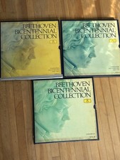 3-BOXES-15 LP-BEETHOVEN BICENTENIAL COLLECTION-VOL.1,2 & 3-DGG-INCLUDES BOOKLETS picture