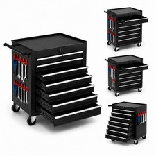 7 Drawers Rolling Tool Chest Tool Box Lockable Tool Storage Cabinet for Garage picture