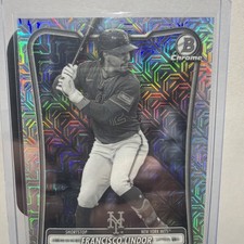 2026 Bowman Chrome Francisco Lindor Black White Refractor 14/15 Mets  picture