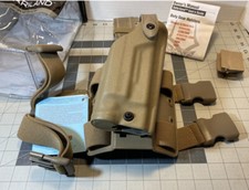 Safariland® 6004 SLS™ RH Leg Rig STX Tactical Holster, FDE, GLOCK 19 23 w/ LIGHT picture