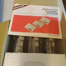Vtg. Realistic SELECTaCOM FM 3-channel 3-station Wireless Intercom 43-218A picture