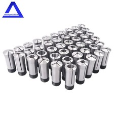 45Pcs Hardened Alloy Steel 5C Collet Set 1/32