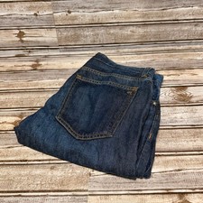 Madewell The Curvy Dean Easy Straight Jeans Womens 28 Blue Dark Wash Denim picture