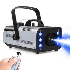Smoke Fog Machine 1200W 6LED Party Lights DJ Stage Fogger Effect RGB 3IN1 Remote picture