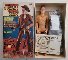 Vintage Marx 1967-72 Johnny West-Best of the West-Campfire Box 100% Complete Set picture