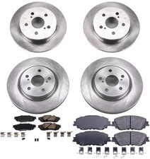 PowerStop Z17 Replacement Brake Pad & Rotor Kit Front & Rear KOE8348 picture