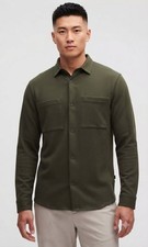 Lululemon Soft Knit Overshirt Deep Forest Sz M picture