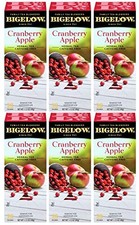 Bigelow Autumn Delight Cranberry Apple Herbal Tea 28 Count Pack of 6 picture