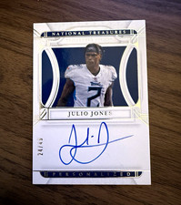 2021 Panini National Treasures Julio Jones Personalized Treasures Auto /49 PT-JJ picture