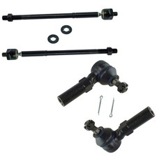 TRQ Inner and Outer Tie Rod Set 4 Piece picture
