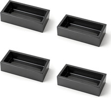 4-Pack 2.2Lbs Graphite Ingot Molds(4 X 2 X 1 Inch), High-Purity Casting Molds fo picture