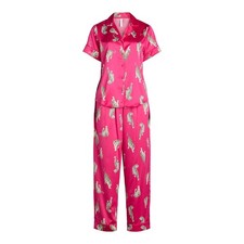 Joyspun Womens Pajamas Fuchsia Print Size M picture