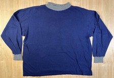 Vintage 50s Bal-tuck knit shirt long sleeve striped ribbed mock neck Weldon picture