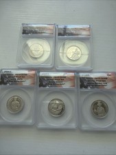 2025 S Proof Quarter 5 Coin Set Advanced First Strike ANACS PR70 DCAM picture