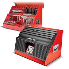 Powerbuilt 26 Inch Rapid Box Portable Slant Front Toolbox - Red - 240311 picture