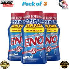 ENO Fruit Salt Regular Sparkling Antacid Original 100g – 3 Packs–  picture
