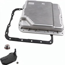 FBXINTUM Aluminum Transmission Oil Pan 4L60-E 4L65-E 4L70-E Chevy GMC picture