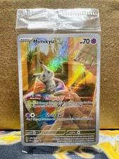 SEALED Pokemon Mimikyu SVP 075 Paldean Fates Full Art Holo Black Star Promo NM picture