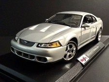 2003 Ford Mustang Cobra SVT Hardtop Terminator Silver 1:18 Maisto “LAST ONE “🔥 picture