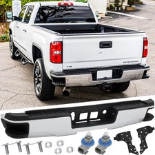 2500/3500 HD Style Rear Steel Step Bumper Assembly for 2014-2018 Chevy Silverado picture