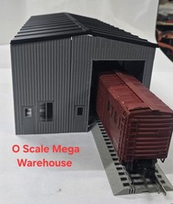O Scale 1:48 Locomotive Shop / Industrial Warehouse Building Kit MEGA SIZE picture