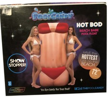 Pool Candy Hot Bod Beach Babe Bikini Pool Float Inflatable Raft Lounge New picture