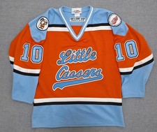 Little Caesars AAA Hockey Jersey #10 size M (24.5