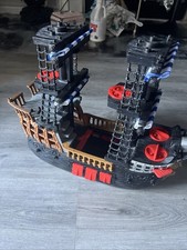 Vintage Mattel Fisher-Price Adventures Pirate Ship 2006 Imaginext Retired Boat picture